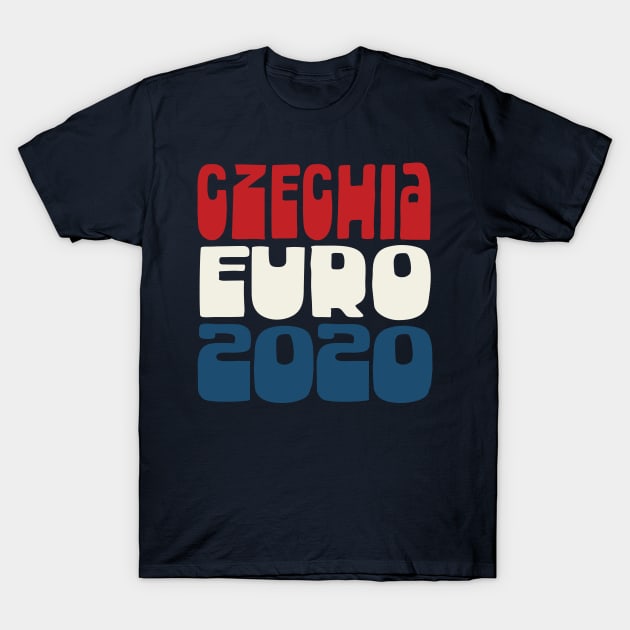 Czech Republic  / Euro 2020 Football Fan Design T-Shirt by DankFutura